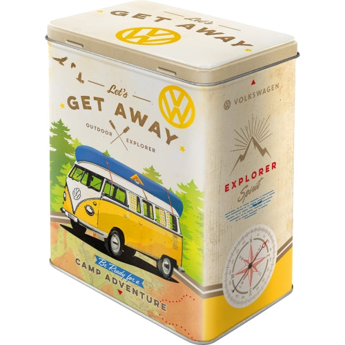 Vorratsdose L VW Bulli - Let's Get Away