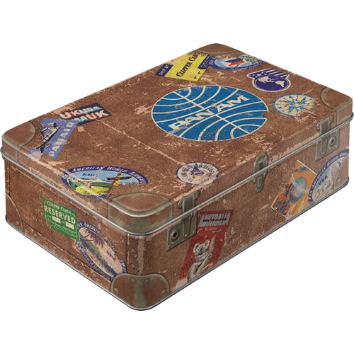 Vorratsdose Flach Pan Am - Travel Stickers