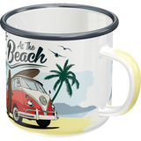 Emaille-Becher VW Bulli - Beach
