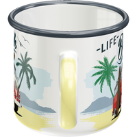 Emaille-Becher VW Bulli - Beach