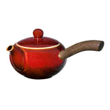 Réhu Keramik-Teeset (Rot) im Geschenkkarton, Inhalt: 1 Kanne, 2 Schalen
