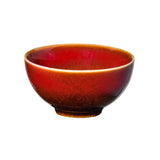Réhu Keramik-Teeset (Rot) im Geschenkkarton, Inhalt: 1 Kanne, 2 Schalen