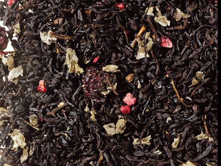 Nr.108 Schwarzteemischung Waldfrucht Erdbeer-Note aromatisiert