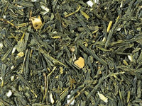 Nr.154 Grünteemischung Sencha Mandel- milch Karamell-Mandel-Note aromatisiert