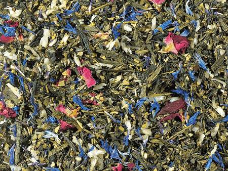 Nr.155 Grünteemischung Sencha Märchenwald Süßmandel-Note aromatisiert