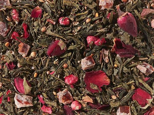 Nr.167 Grünteemischung Oriental Wellness Granatapfel-Dattel-Note aromatisiert