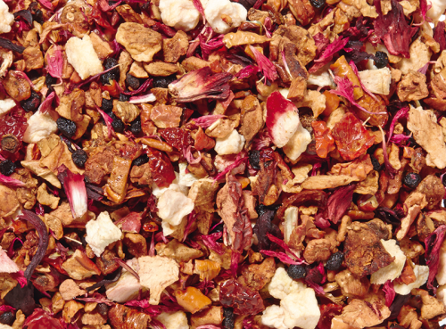 Nr.222 Früchteteemischung Rhabarberschorle (Rhabarber-Note) aromatisiert