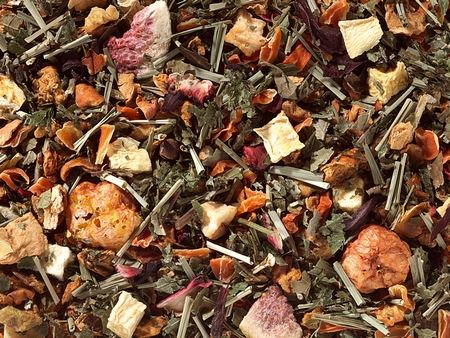 Nr.340 Kräuterteemischung Goldener Herbst, Kirsch-Feige-Kürbis N. aromatisiert