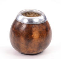 Kalebasse (inkl. Bombilla) mit Marmorierung
