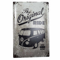 VW Bulli The Original Ride 40x60 cm Retro Blechschild