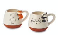 Becher "Willy & Billy" Keramik 0,4 l